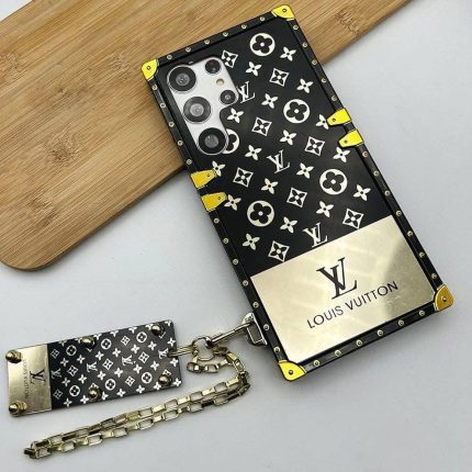 Samsung Galaxy Ultra Series Luxury Brand Shiny Trunk Cover With Key Chain